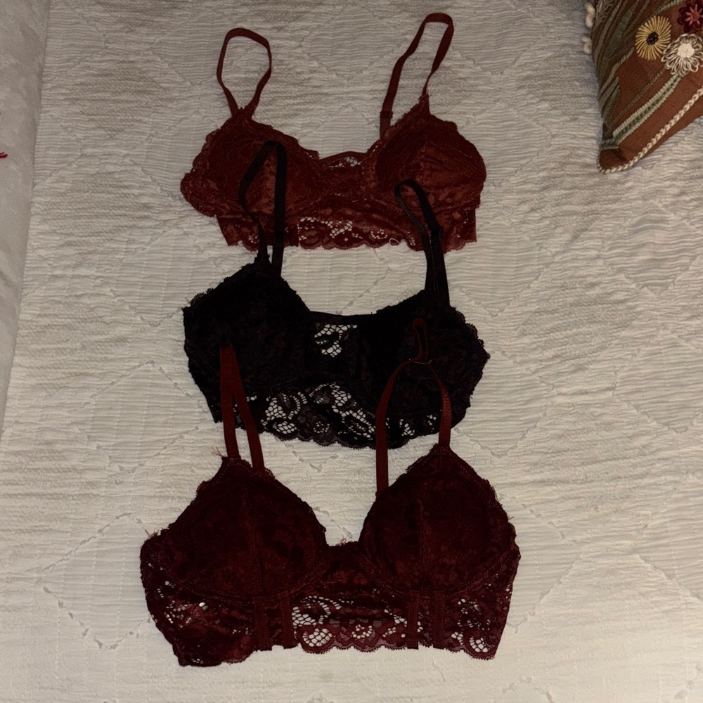 Danskin Padded Fall Colored Bralettes
